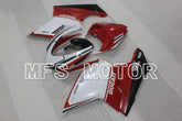 Ducati 848 / 1098 / 1198 2007-2011 Injection ABS Fairing - Factory Style - Red White - MFS4156